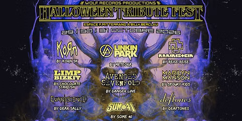 Halloween Tribute Fest 2026 [Officiel]