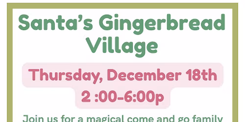 Santa's Gingerbread Village
