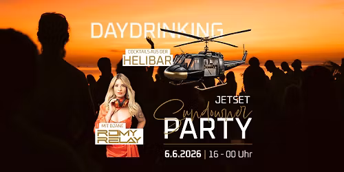 Jetset Sundowner Party mit Helibar