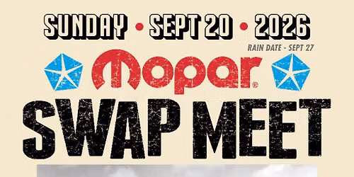 WMMC'S 2026 FALL SWAP MEET!