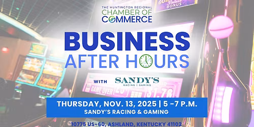 November Business After Hours with Sandy's Racing and Gaming