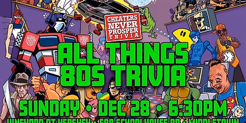 All 80's Trivia at The Vineyard at Hershey