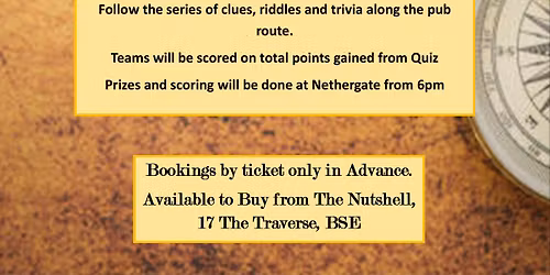 Charity Pub Crawl Treasure Hunt