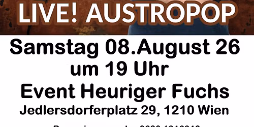 Austropop Abend mit Alex Ribisch Live beim Event Heuriger Fuchs 1210 Wien