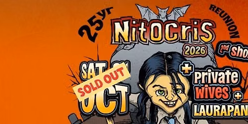 NITOCRIS 25 YEAR REUNION\/CROWBAR SYDNEY