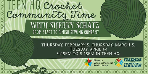 Crochet Community Time for Teens