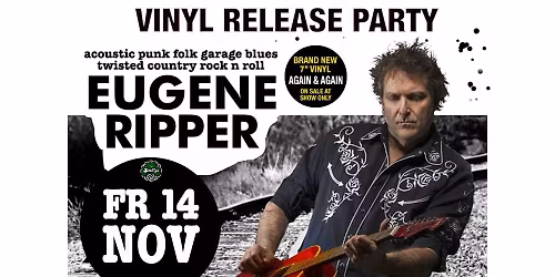 EUGENE RIPPER (CA) - Acoustic punk folk rock  live at Scruffy's (vinyl release party)