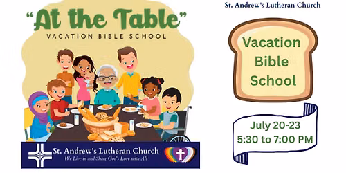 Vacation Bible School at St. Andrew's Lutheran Church - 2026
