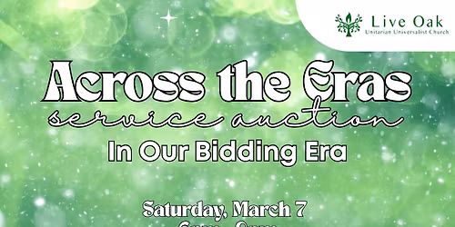 "Across the Eras" Service Auction and Gala