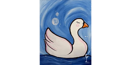 Peaceful Swan - Paint and Sip in Houston | Classpop!\u2122