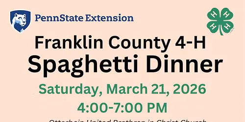 Franklin County 4-H Spaghetti Dinner