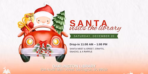 Santa Visits the Library!