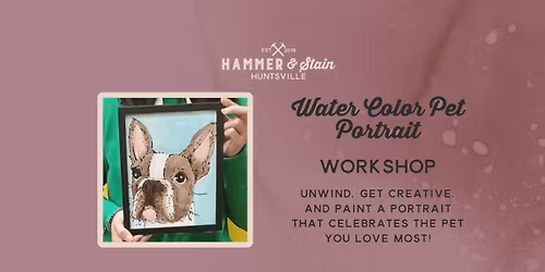Water Color Pet Portrait