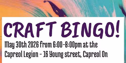 CRAFT BINGO