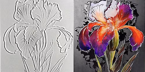 Workshop | Floral Texture: Sculpted Flower Painting | Laguna Art-A-Fair
