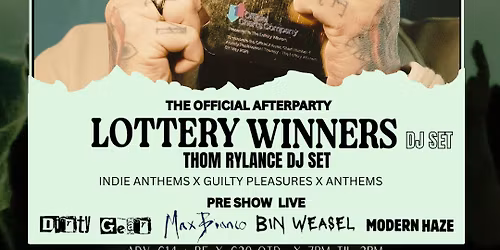 The Official Lottery Winners Afterparty