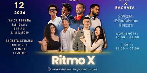 RITMO X - Event: Salsa Cubana X Bachata Sensual