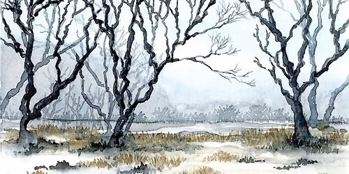 3-Colour Watercolour Snowscape