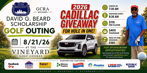 2026 GCRA David G. Beard Annual Golf Outing