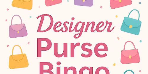 Designer Purse Bingo for 12U Pride Cooperstown