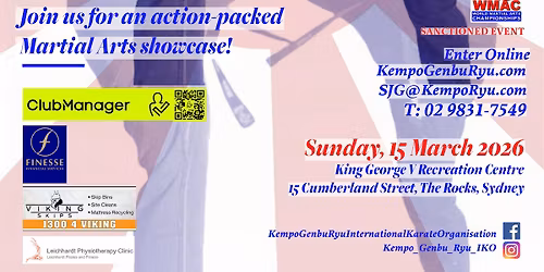 30th Annual All-Australia Karate Championships Kempo Genbu Ryu