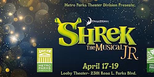 Shrek Jr- Tickets Z. Alexander Looby Theater