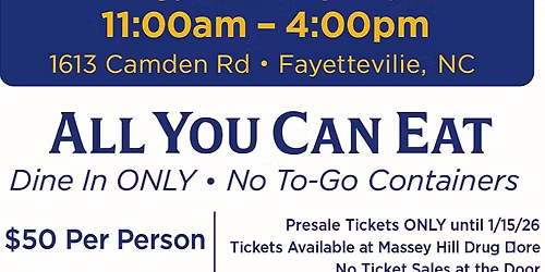 53rd Annual ALL YOU CAN EAT Oyster Roast