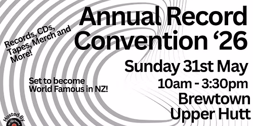 4th Annual Record Convention - NZ Music Month Celebration