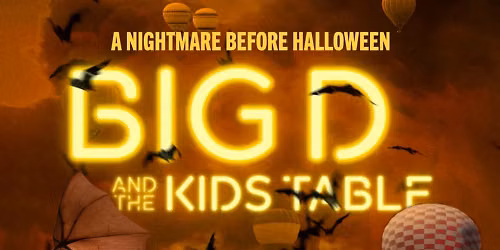 Big D and the Kids Table - A Nightmare Before Halloween at The Wonder Bar - NJ