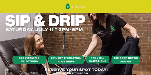 Sip and Drip at IV Nutrition Town Center