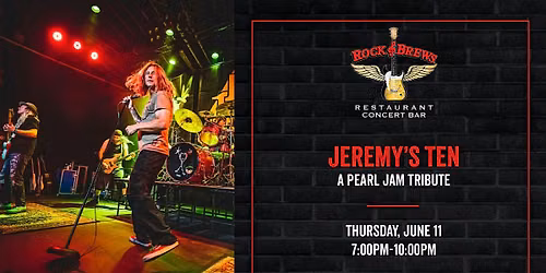 JEREMY'S TEN - A PEARL JAM TRIBUTE @ Rock & Brews Royal Oak
