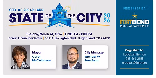 2026 State of the City Sugar Land