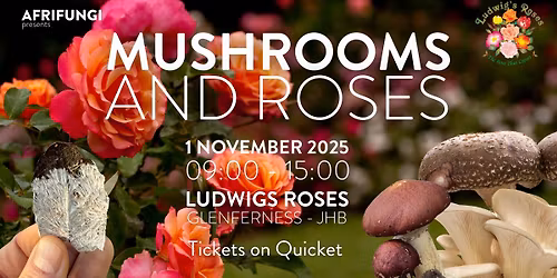 Mushrooms and Roses