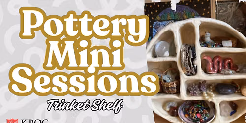 Pottery Mini Sessions Trinket Shelf