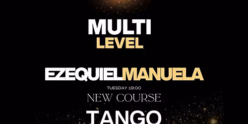 Tango lessons in Amsterdam - Multi level - with Ezequiel and Manuela