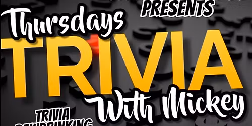 Trivia Thursdays with Mickey at Jonathan\u2019s Pub44! 