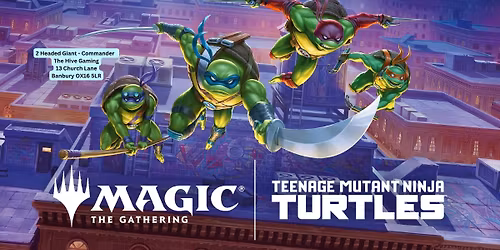 The Hive Gaming Magic the Gathering Teenage Mutant Ninja Turtles Two Headed Giant Commander