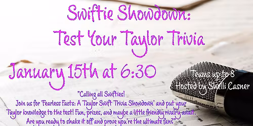 \ud83c\udfb6\ud83c\udfb6Swiftie Showdown: Test Your Taylor Trivia\ud83c\udfb6\ud83c\udfb6