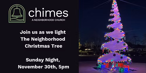 Chimes Neighborhood Christmas Tree
