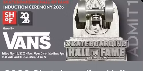 2026 Skateboarding Hall of Fame Induction Ceremony