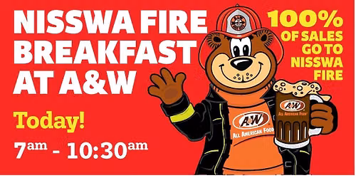 Nisswa Fire Fall Festival Breakfast @ A&W Nisswa