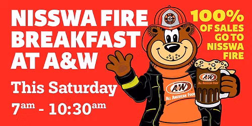 Nisswa Fire Fall Festival Breakfast @ A&W Nisswa