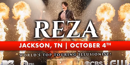 REZA LIVE in Jackson, Tennessee! One Night Only | October 4th