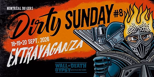 Dirty Sunday Festival #8 - 18-19-20 septembre 2026