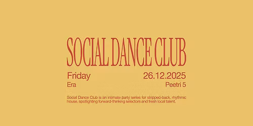 Social Dance Club: Christmas special \u2013 Day & Night