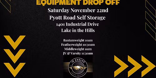 Tackle Equipment Drop-Off