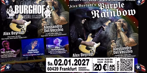 ALEX BEYRODT'S PURPLE RAINBOW | Europe's No. 1 Deep Purple & Rainbow Tribute | TOP BESETZUNG