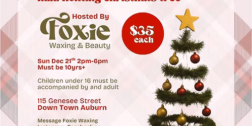 Mini Floating Christmas Tree Craft Class