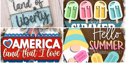 Patriotic Summer Sip n' Paint Workshop