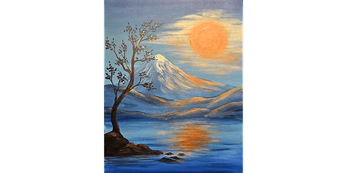 Golden Stillness - Paint and Sip in Tyler | Classpop!\u2122
